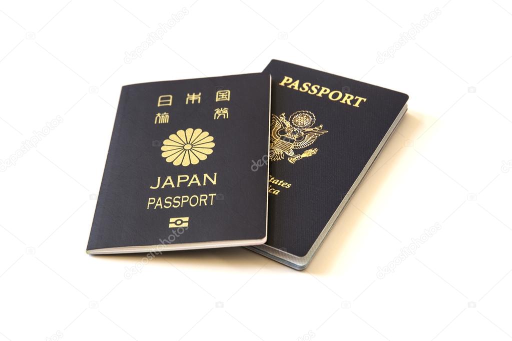 US and Japanese passport