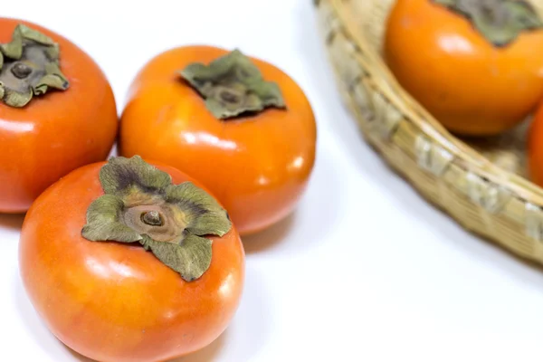 Fresh ripe persimmons — Stock Photo, Image