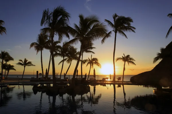 在 Cabo San Lucas，墨西哥日出 图库照片