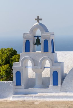 Santorini Island, Yunanistan çan kulesi
