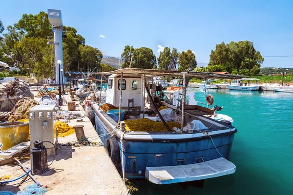Endüstriyel limanda gemi Balık tutma Park