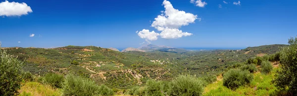 Vista incrível sobre a paisagem da ilha de Creta, Grécia — Fotografia de Stock