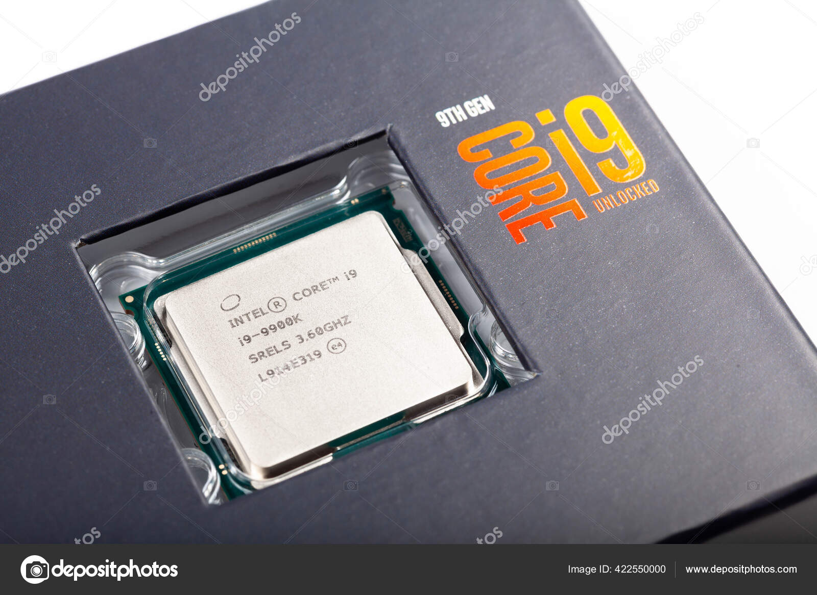 Brand New Clean Product Photo Intel Core 9900K Unlocked Multiplier