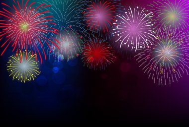 Mutlu yeni yıl havai fişek 2017