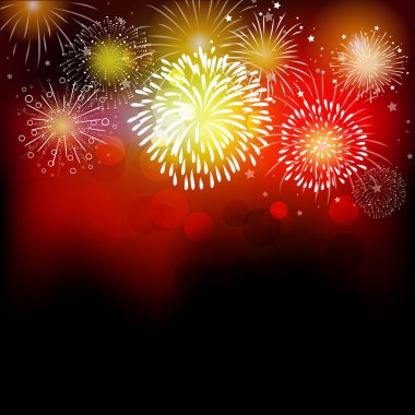 Mutlu yeni yıl havai fişek 2017