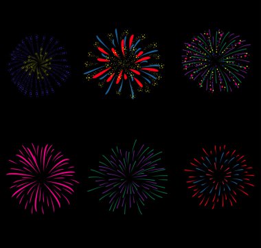 Mutlu yeni yıl havai fişek 2017