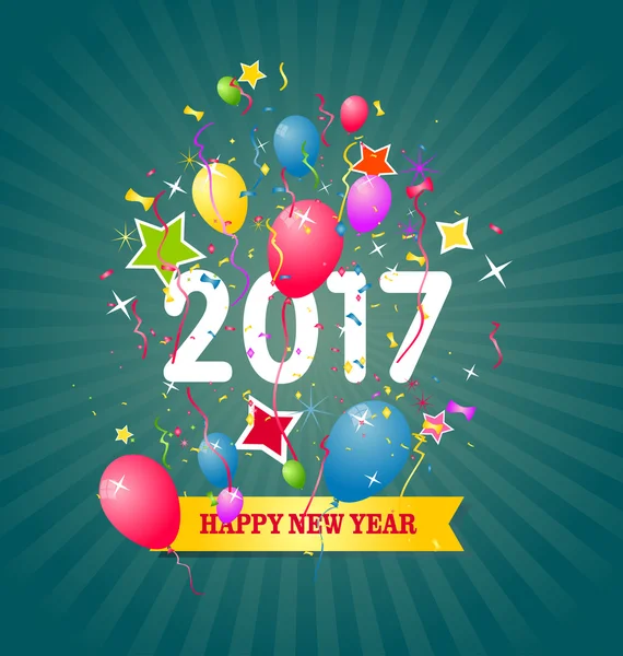 Mutlu yeni yıl 2017 arka plan