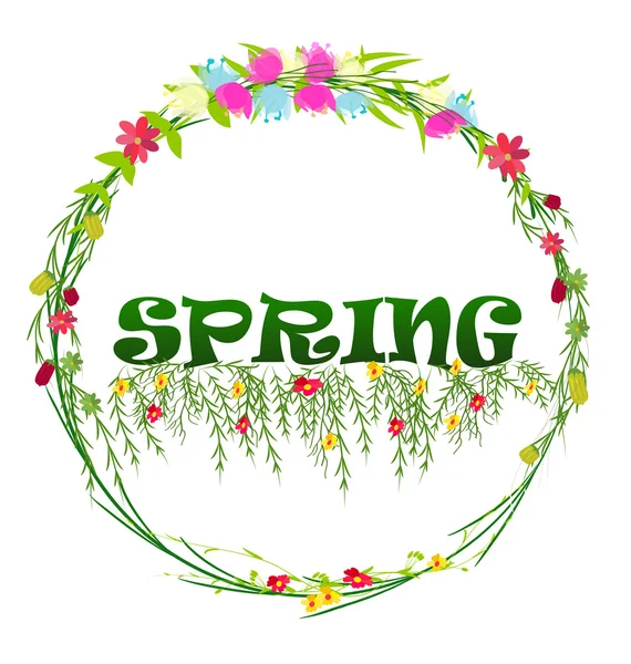 Flores de primavera — Vetor de Stock