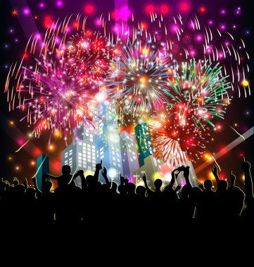 Havai fişeklerle mutlu yıllar