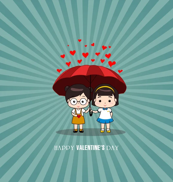 Happy Valentines Day — Vector de stoc