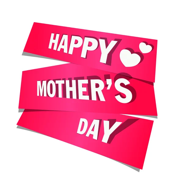 Happy Mothers Day — Stock Vector