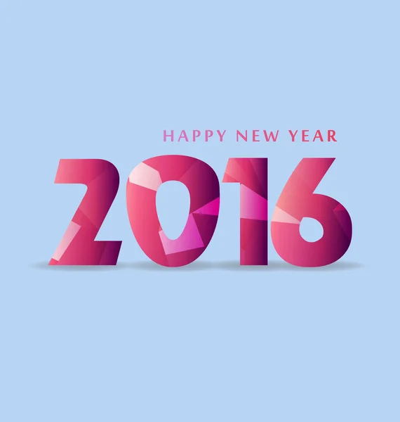 Happy New Year 2016 — Stock Vector