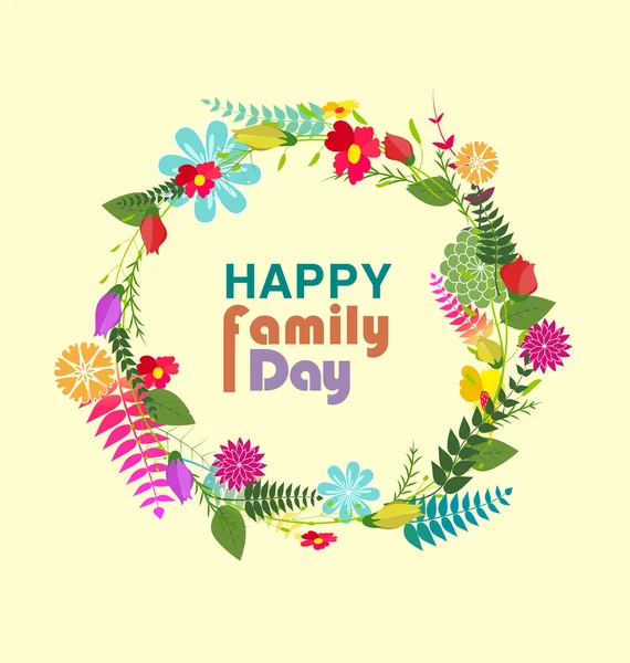 Anne ve baba ile mutlu aile günü