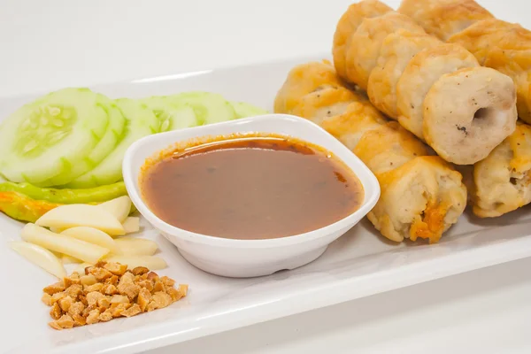 Vietnam cuisine on white background — Stock Photo, Image