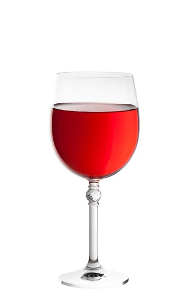 Wine glass isolated on white background — Stock Photo, Image