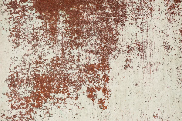 Paint on rusty metal surface — Stock Photo, Image