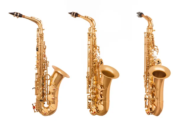 Altsaxofon i mjukt ljus — Stockfoto