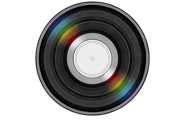 Schwarze Musikplatte — Stockfoto