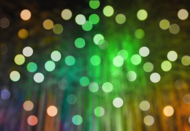 Renk ışık defocused bokeh