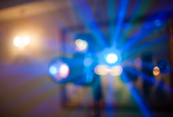 Farbe Disco Club Licht mit Spezialeffekten — Stockfoto