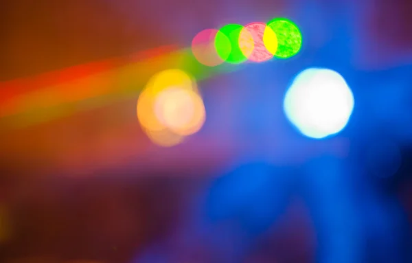 Disco klub barevné světlo se zvláštními efekty — Stock fotografie