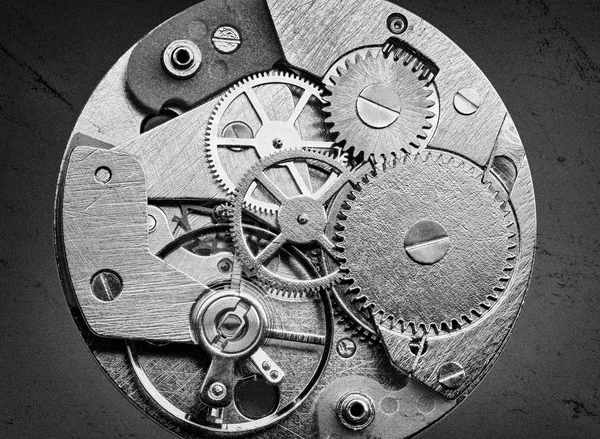 Clockwork with gears and cogwheels — Stock Photo, Image