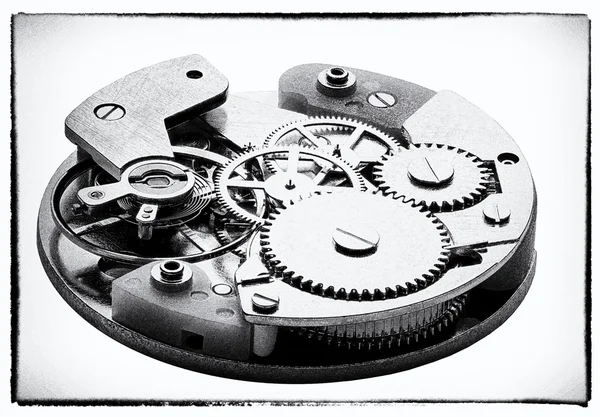 Clockwork with gears and cogwheels — Stock Photo, Image