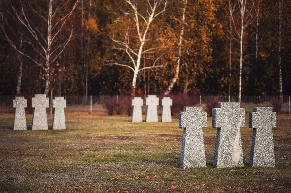 Военное кладбище Германии — стоковое фото