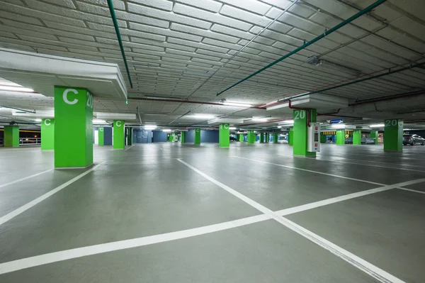 Empty grey parking — Stock Image Empty grey parking Royalty Free Stock Photos