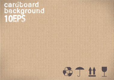 Cardboard background.vector illustration clipart