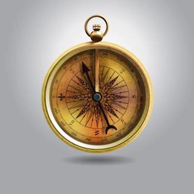 Vintage izole pusula