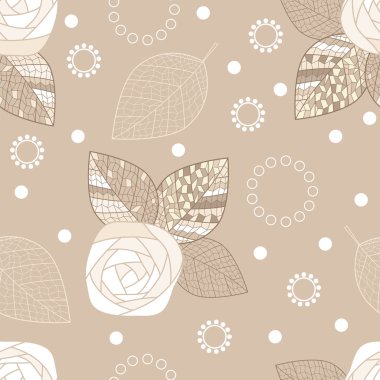 Seamless modeli bej gül