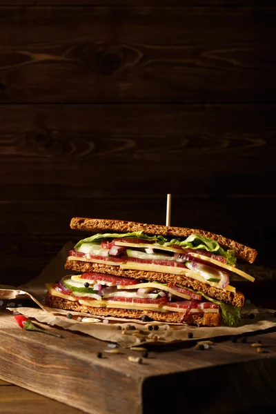 One piece of sandwich — Stock Photo, Image