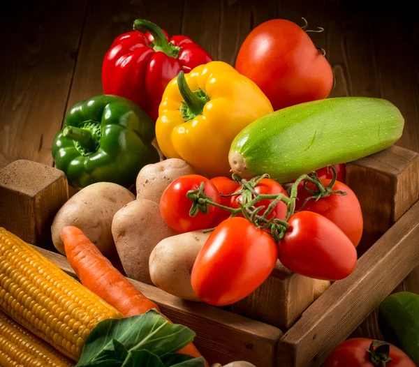 Velká sada zeleniny — Stock fotografie