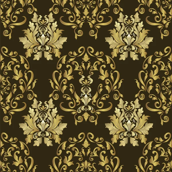Gold oriental pattern — Stock Vector