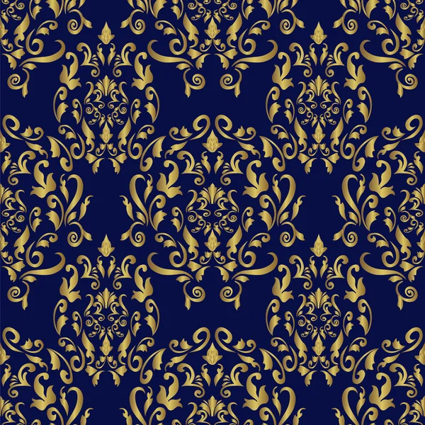 Oriental pattern gold — Stock Vector