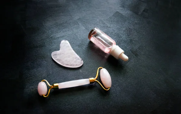 Yüz bakımı kiti masajcısı kazıyıcı kuvars gua sha kozmetik