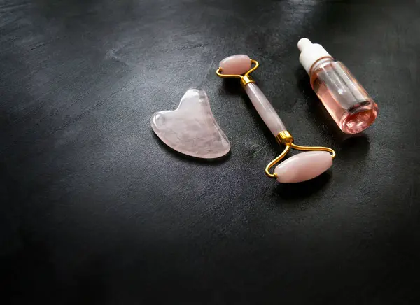 Yüz bakımı kiti masajcısı kazıyıcı kuvars gua sha kozmetik