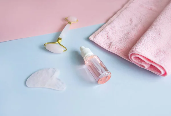 Yüz bakımı kiti masajcısı kazıyıcı kuvars gua sha kozmetik