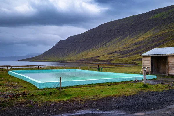 Reykjafjardarlaug Sıcak Havuzu Westfjords, İzlanda 'da — Stok fotoğraf
