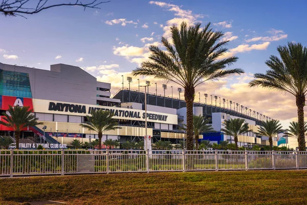 Daytona International Speedway em Daytona Beach, Flórida. — Fotografia de Stock