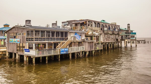 Centro histórico de Cedar Key, Florida — Foto de Stock