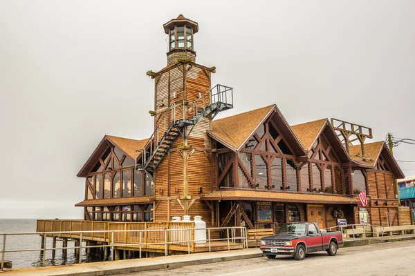 Restauracja z zabytkowej latarni w Cedar Key na Florydzie — Zdjęcie stockowe