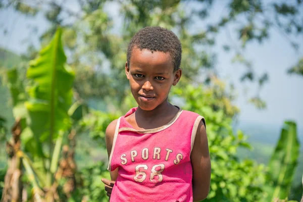 Молодой этиопский мальчик — стоковое фото