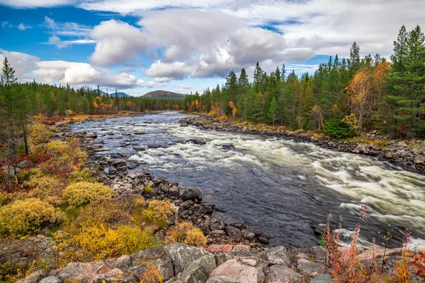 Klaralven river near Engerdal, Norway — Stockfoto