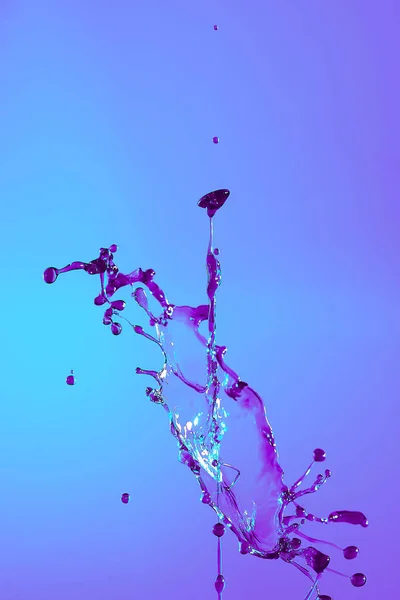 Abstract Achtergrond Van Splash Van Kleur Water Botsing Van Gekleurde — Stockfoto