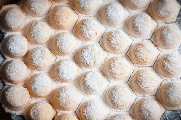 Gli Gnocchi Sono Fatti Casa Cibo Fatto Casa — Foto Stock