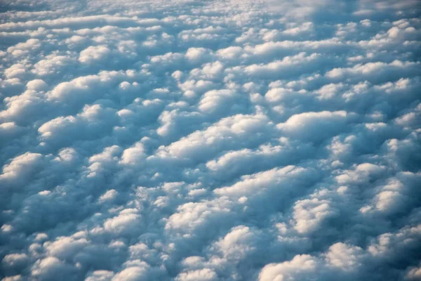 Amazing Cloudy Sky Background, Aerial View, Horizontal View