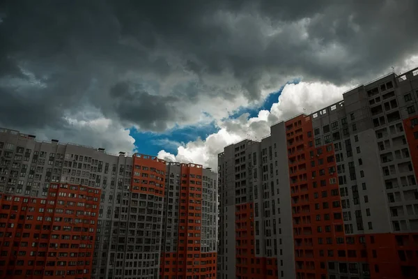 Beaux Nuages Ciel Avant Pluie Nuages Orageux — Photo