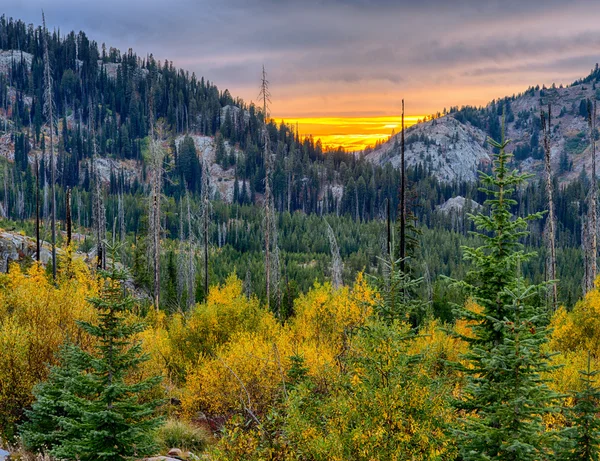 Puesta de sol de otoño — Foto de Stock